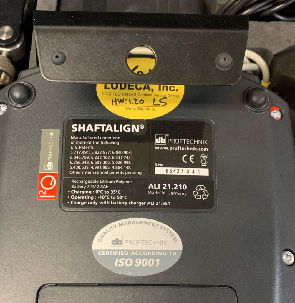 ShaftAlignLaser Alignment System ALI 21.210 OTS Wire & Insulation